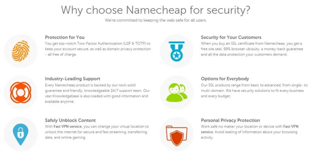 Namecheap security